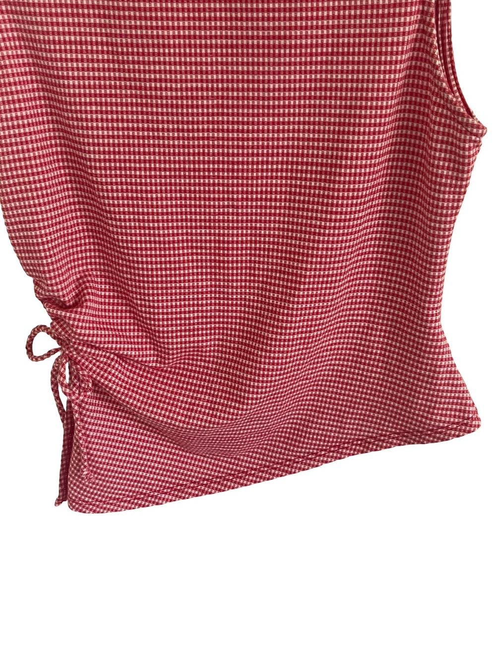 Lisa Says Gah Erin Tank in Red Pomodoro Gingham L - Picture 4 of 6